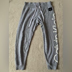 Calvin Klein Gray Sweatpants Comfortable Joggers